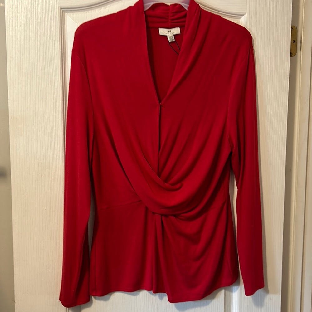 H by Halston top Red